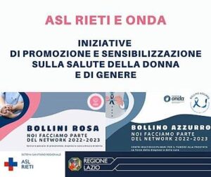 ASL Rieti e Fondazione ONDA